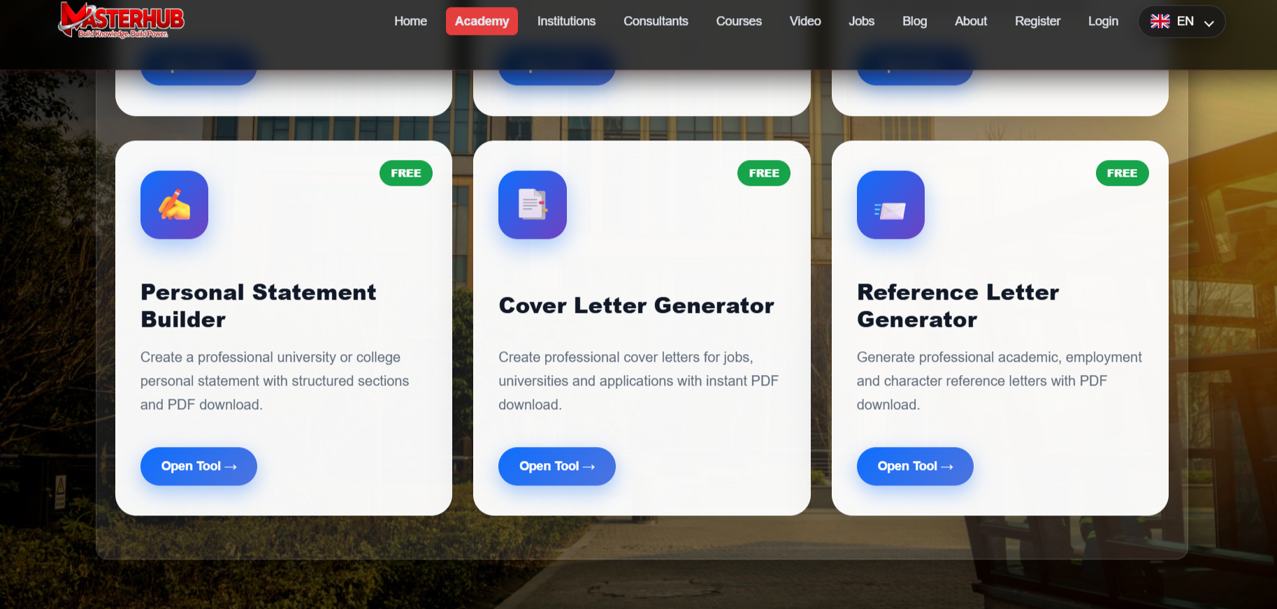 MasterHub Introduces New Digital Tools for Students and Professionals